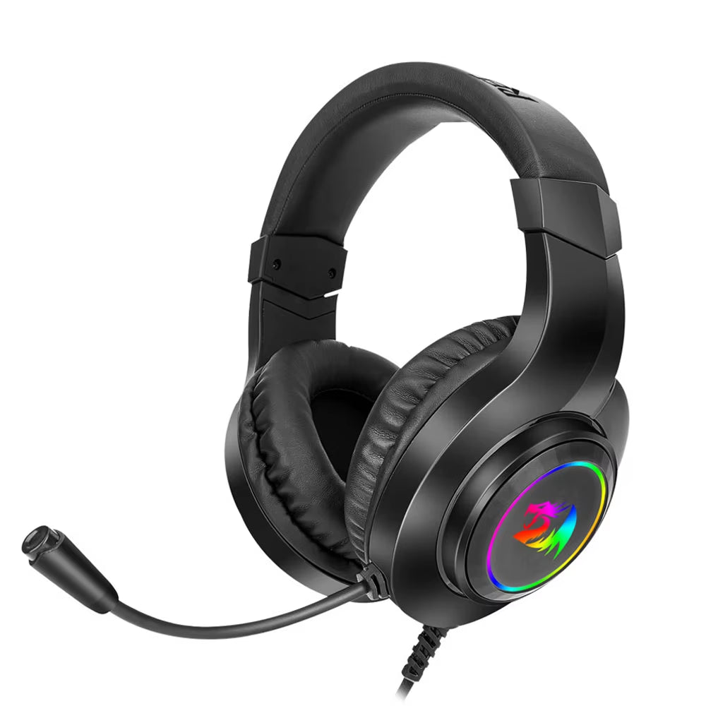 HYLAS H371 RGB Gaming Headphone,7.1 USB Surround Sound Headset Earphones Microphone EQ Controller for Computer Laptop
