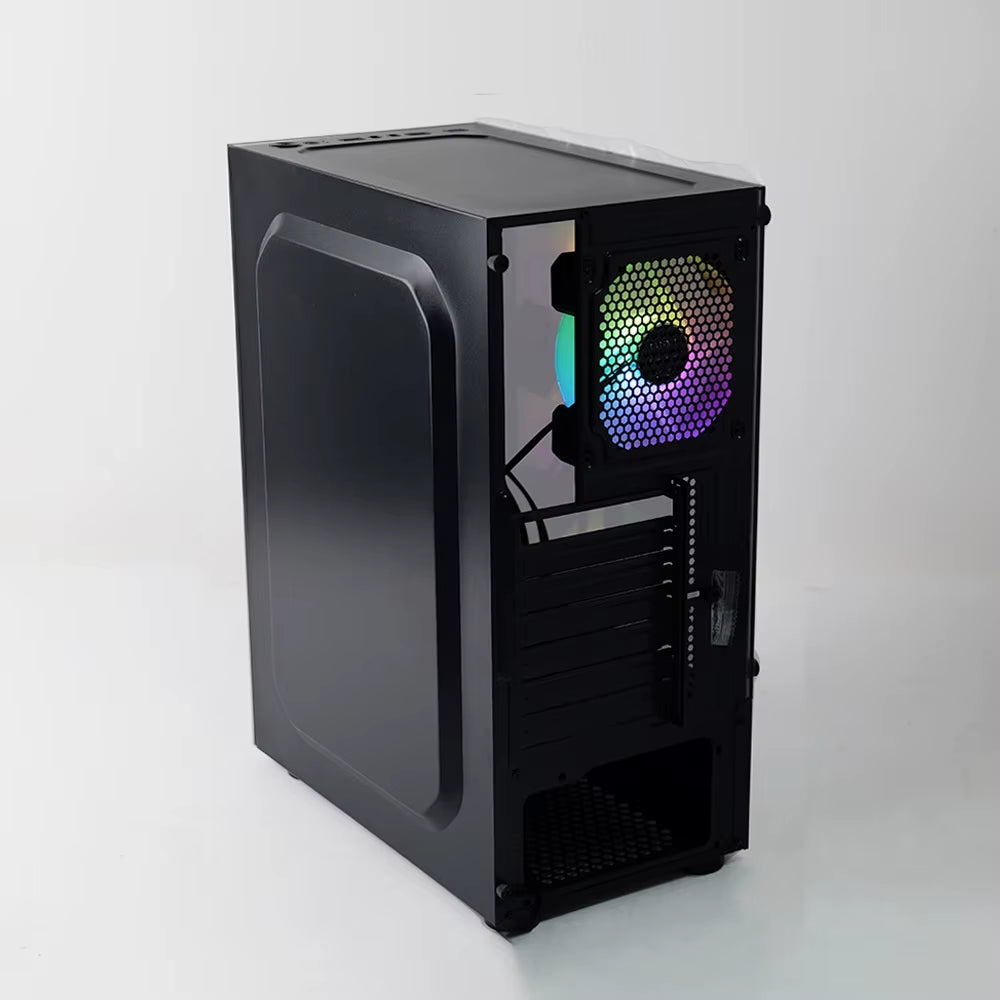 Computer Cases & Towers Gaming Matx Pc Case Black Pc Case Gaming Pc Cabinet Gaming-With 4 Fan